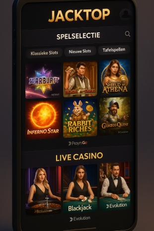 Jacktop casino: Spelaanbod
